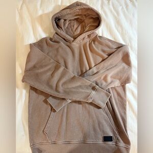 abercrombie and fitch relaxed brown hoodie